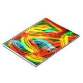 farbenprächtiges Notizbuch Notizblock (Linke Seite)