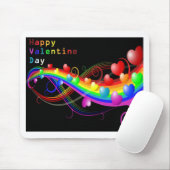 farbenprächtiges Valentin Mousepad (Mit Mouse)