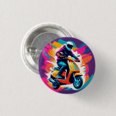 Farbenprägung eines Reisenden Button (Vorne & Hinten)