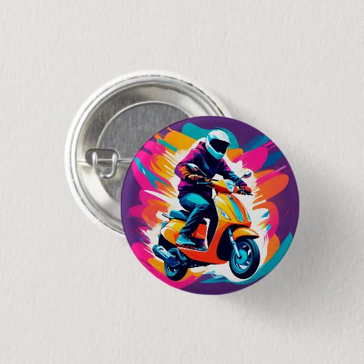 Farbenprägung eines Reisenden Button (Vorne & Hinten)