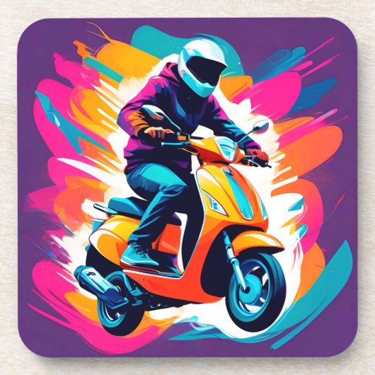 Farbenprägung eines Reisenden Getränkeuntersetzer (Vorderseite)