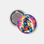 Farbenprägung eines Reisenden Magnet (Vorderseite/Rückseite)