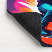 Farbenprägung eines Reisenden Mousepad (Ecke)