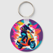 Farbenprägung eines Reisenden Schlüsselanhänger (Vorderseite)