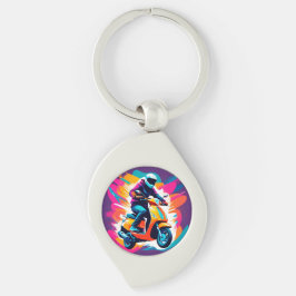 Farbenprägung eines Reisenden Schlüsselanhänger