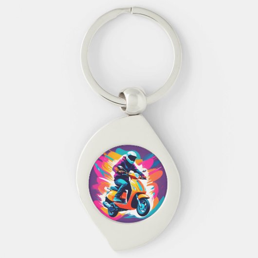 Farbenprägung eines Reisenden Schlüsselanhänger (Vorderseite)