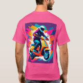 Farbenprägung eines Reisenden T-Shirt (Rückseite)