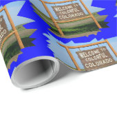 Farbenprägung Geschenkpapier (Rolleneckpunkt)
