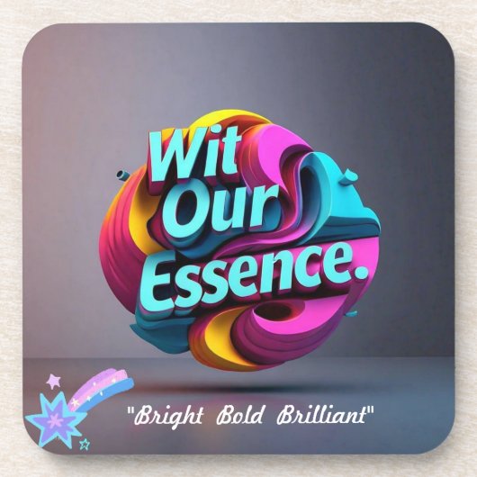 "Farbenprägung" Getränkeuntersetzer (Vorderseite)