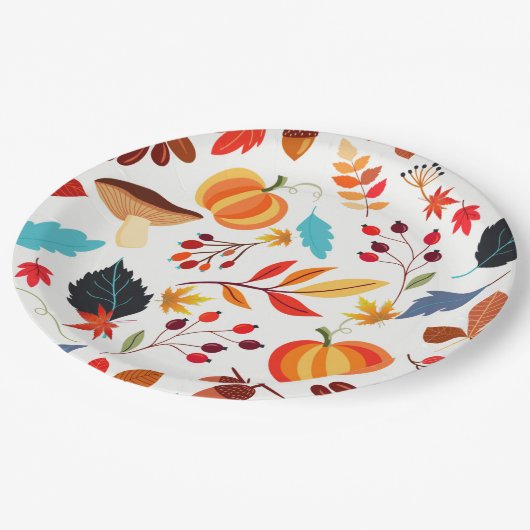 Farbenprägung Pappteller (Schrägansicht)