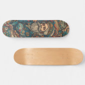Farbenpsychedelischer Nemo Skateboard (Horizontal)