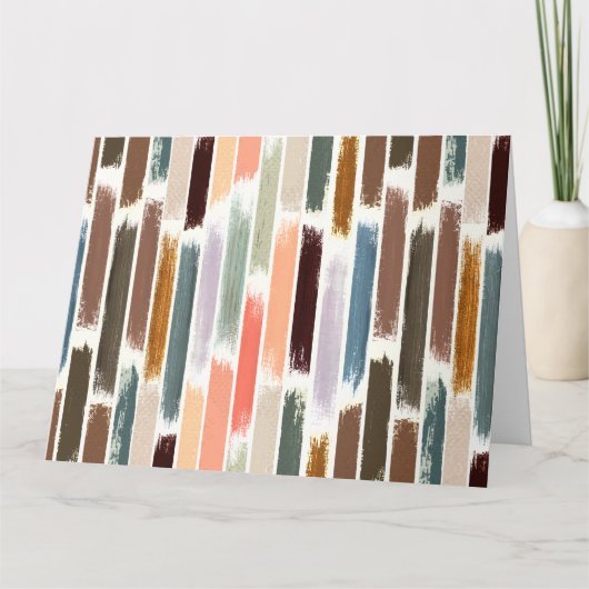 Farbenregen 2 dankeskarte (Vorderseite)