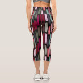 Farbenregen 3 capri leggings (Rückseite)