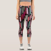 Farbenregen 3 capri leggings (Vorderseite)