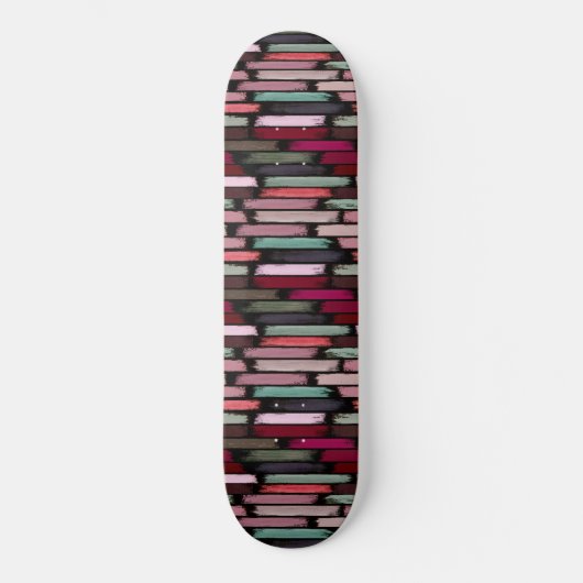 Farbenregen 3 skateboard (Vorderseite)