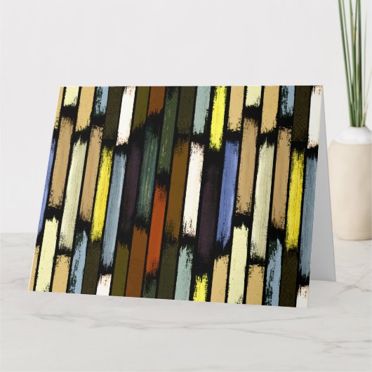 Farbenregen 4 dankeskarte (Vorderseite)