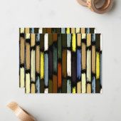 Farbenregen 4 mitteilungskarte (Vorderseite/Rückseite Beispiel)