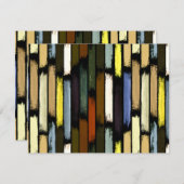 Farbenregen 4 mitteilungskarte (Vorne/Hinten)