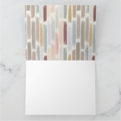 Farbenregen Dankeskarte (Innenseite)