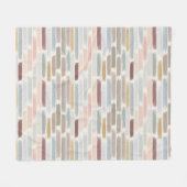 Farbenregen Fleecedecke (Vorderseite (Horizontal))