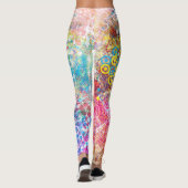 Farbenregen Leggings (Rückseite)