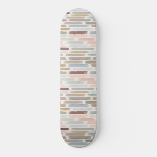 Farbenregen Skateboard (Vorderseite)