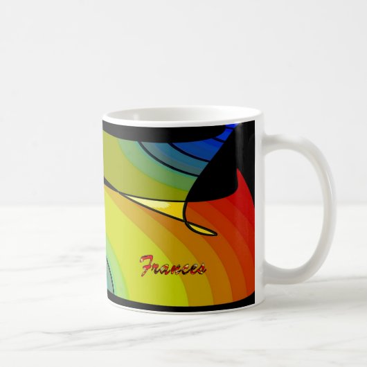 Farbenreiche Kaffee-Tasse Frances Kaffeetasse (Rechts)