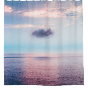Farbenreiche Landschaft Duschvorhang