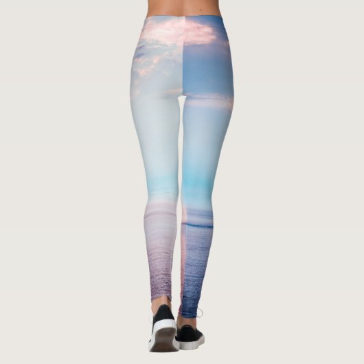 Farbenreiche Landschaft Leggings (Rückseite)