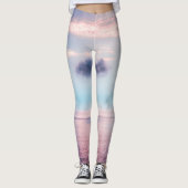Farbenreiche Landschaft Leggings (Vorderseite)