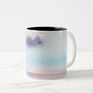 Farbenreiche Landschaft Zweifarbige Tasse