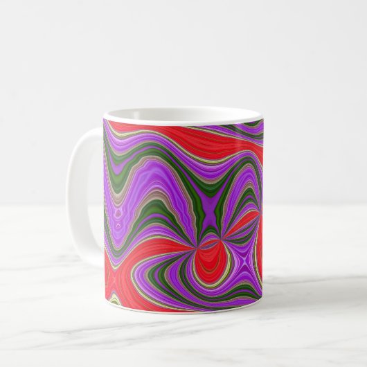Farbenreiche Reise Kaffeetasse (Vorderseite Links)
