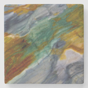 Farbenreicher Piute-Jasper Steinuntersetzer