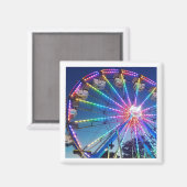 Farbenreicher Riesenrad-Foto-Magnet Magnet (Vorderseite/Rückseite)
