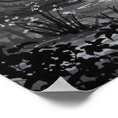 Farbenreiches Realmportal - Fantasy Illustration S Poster (Ecke)