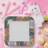 Farbenriss Pappteller (Party)