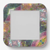 Farbenriss Pappteller (Vorderseite)