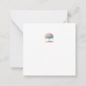 Farbenromantik Mitteilungskarte (Rückseite)