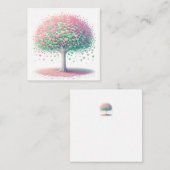 Farbenromantik Mitteilungskarte (Vorne/Hinten)