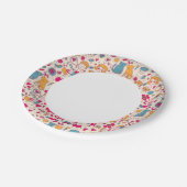 Farbenromantik Pappteller (Schrägansicht)