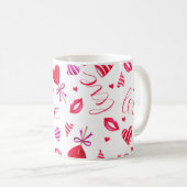 Farbenromantisches Muster Kaffeetasse (VorderseiteRechts)