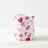 Farbenromantisches Muster Kaffeetasse (Mittel)