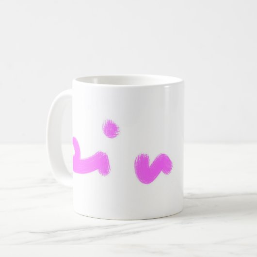 Farbensammlung Rosa Tasse (Vorderseite Links)