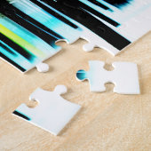 Farbenschlupf durch den Schwarzwald der Silhouette Puzzle (Seite)