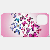 Farbenschmetterling, fliegend, farbenfroh Case-Mate iPhone hülle (Rückseite (Horizontal))
