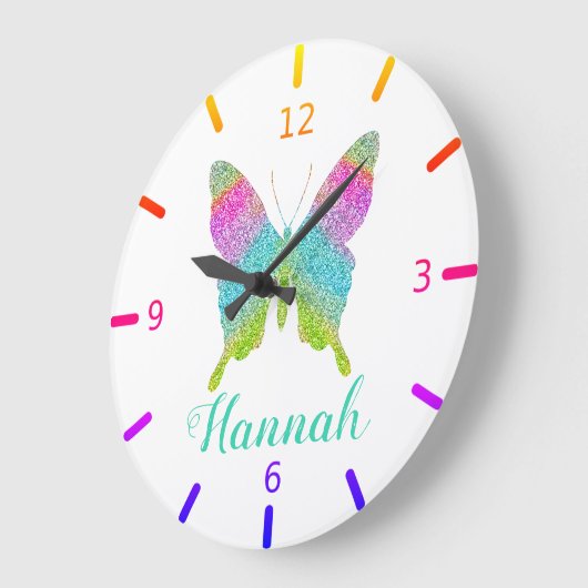 Farbenschmetterling Große Wanduhr (Winkel)