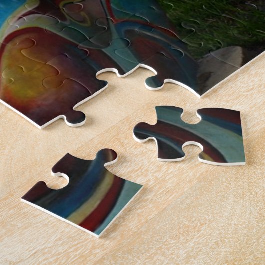 Farbenschwan Puzzle (Seite)