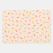 Farbensparkle Geschenkpapier Set (Vorderseite 3)