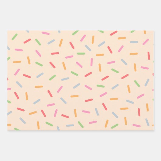 Farbensparkle Geschenkpapier Set (Vorderseite 3)