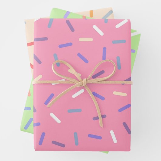 Farbensparkle Geschenkpapier Set (Beispiel)